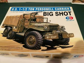 1/35 Us 1 - 1/2 Ton Personnel Carrier Big Shot Kit By Skybow
