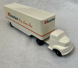 Ralstoy Diecast Truck With RARE Style Cab And Wheaton Van Lines Logo W Box 2