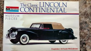 1/24 Monogram Classic 1941 Lincoln Continental