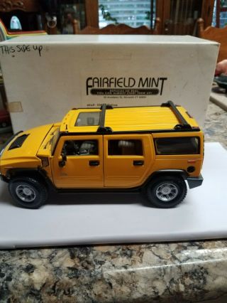 Fairfield 1/18 Scale Hummer Yellow