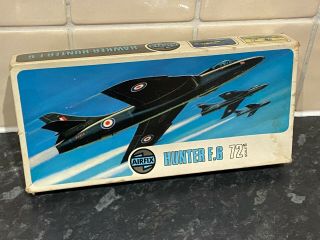 Airfix 1/72 Hawker Hunter F.  6,  Type 4 Box Issue.
