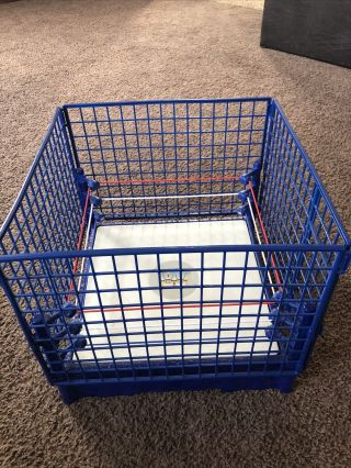 Mattel 2010 Wwe Wwf Hall Of Fame Blue Steel Cage Ring