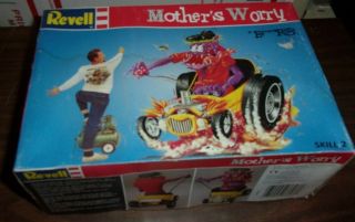 Revell Ed Big Daddy Roth Mothers Worry Hot Rod Monster Model Kit 1996 Rat Fink