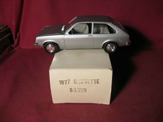 Vintage 1977 Toy Model Car Chevy Chevette Auto Dealer Showroom Promotional Model