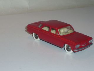 Dinky Toys.  552 French Dinky Red Chevrolet Corvair Restoration