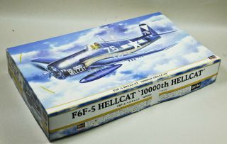 Vintage Hasegawa Plastic Model 1:32 Scale F6f - 5 Hellcat 