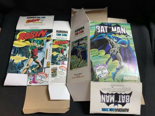 Aurora Comic Scenes Boxes Only Batman And Robin 1974