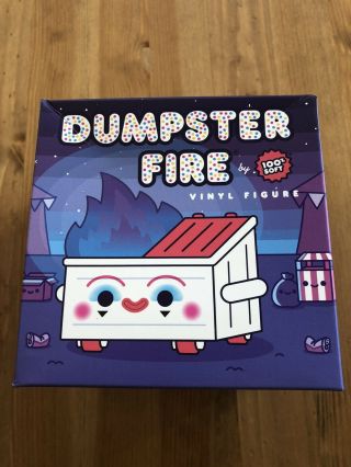 Dumpster Fire Dumpo The Clown Vinyl Figure 100 Soft