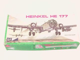 1/72 Mpc German Bomber Heinkel He 177 Ww2 Plastic Scale Model Kit 1200 Complete