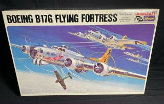 Hasegawa Minicraft Boeing B17g Flying Fortress 1/72 Scale Model
