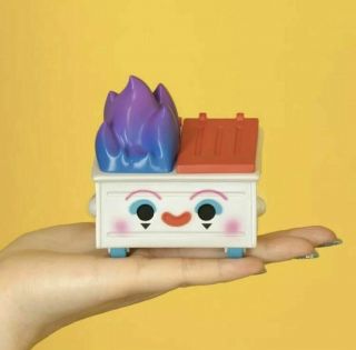 Dumpster Fire Dumpo The Clown Limited Edition Vinyl Figure 100 Soft - In Hand