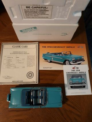Danbury 1958 Chevrolet Impala Convertible 1:24 Scale Diecast