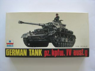 1|72 Model German Tank Pz.  Kpfw.  Iv Ausf.  G Esci D11 - 2222