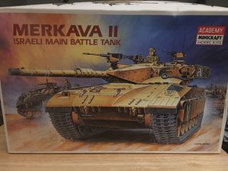 Merkava Ii Israeli Main Battle Tank Academy 1/35 Model Kit