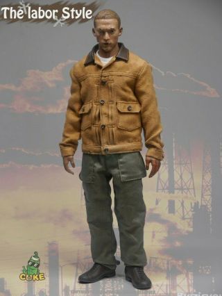 Cuke Toys Ma - 011 1/6 Male Overalls Clothes Suit Jacket Pants For 12 " Figure Doll