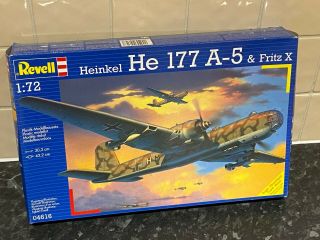 Revell 1/72 Heinkel He.  177 A - 5 & Fritz - X,  Contents.