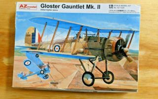 Khs - Az Model Gloster Gauntlet Mk.  Ii 1/72 Scale Model Kit - 1440