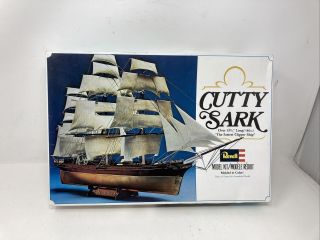 Vintage Cutty Sark Plastic Model Ship Kit By Revell 1979 Open Box 5401