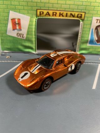 Hotwheels Redlines Ford Mk Iv Htf Orange With Racing Stripes