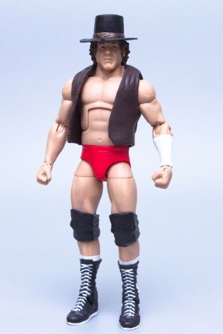 2010 Mattel Wwe Elite Legends Series 1 Cowboy Bob Orton Wrestling Figure Custom