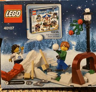 Retired LEGO 40107 Snow Scene 2014 Limited Edition S/H 2