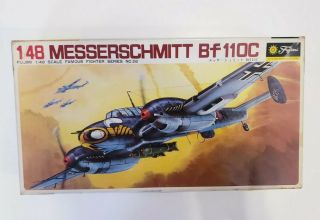 Fujimi Vintage 1:48 Scale Messerschmitt Bf 110c Zerstorer