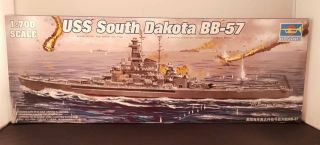 Trumpeter Uss South Dakota Bb - 57 Kit 1:700 Scale