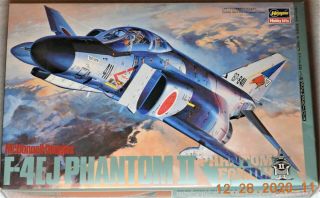 F - 4ej Phantom 1/48 Hasegawa Kit All Parts In Factory Bags