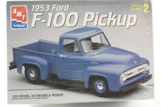 1953 Ford F - 100 Pickup Truck Amt Ertl 1:25 Kit 6487