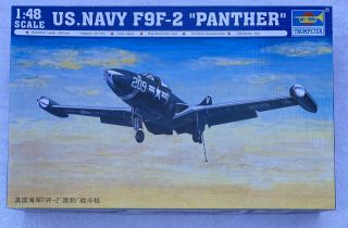 Trumpeter Models 2832 1:48 F9f2 Panther Us Navy Fighter