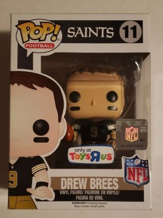 Drew Brees Funko Pop Toys R Us Exclusive Nfl 11 Vaulted Hot