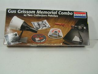 Monogram Gus Grissom Memorial Combo With Collectors Patch 1:48 Scale Model Kit