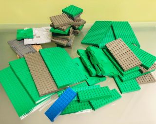 Lego Thick Base Plates 12x24 16x16 12x12 10x16 8x16 4x12 8x8 Trees Bushes City