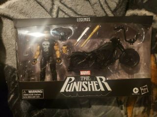 Marvel Legends The Punisher With Motorcycle Ultimate Riders 6 " Figure Hasbro Set