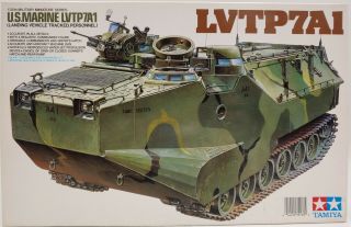 Tamiya Us Marine Lvtp7a1 Landing Vehicle Tracked Personnel,  1/35 Scale 35136