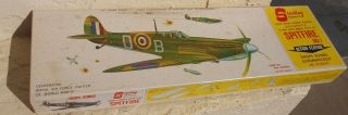 Vintage Ww11 Spitfire Mk 1 Sterling Balsa Wood Model Kit Unbuilt