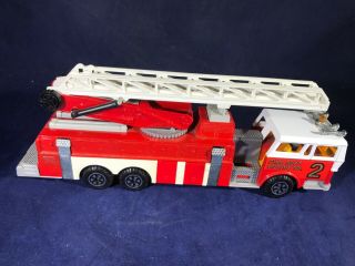 D2 - 84 Majorette Fire Engine - Old Time Fire Engine Made In France - No Box - 1:47