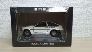Initial D Tomica Limited Stage Toyota Corolla Levin Ae85 Diecast Model