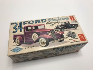 Amt 1:25 ‘34 Ford Pickup Truck 3 - In - 1 Customizing Model Kit 2134 - 150