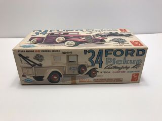 AMT 1:25 ‘34 Ford Pickup Truck 3 - in - 1 Customizing Model Kit 2134 - 150 3