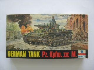 1|72 Model Tank German Tank Pz.  Kpfw.  Iii M.  Esci D12 - 2382