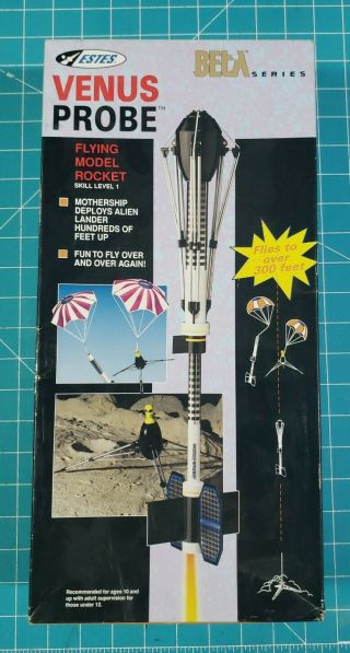 Vintage Estes Venus Probe Rocket Kit,  Open Box,  Unassembled
