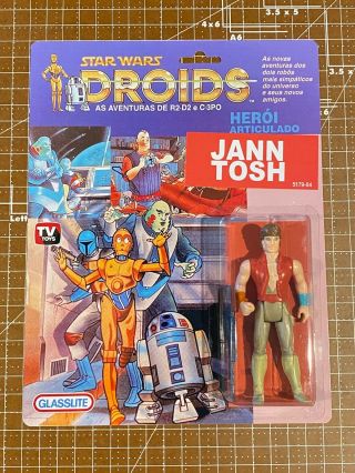 1985 Star Wars Droids Jann Tosh Glasslite - Custom