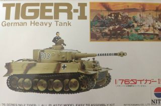 Vintage Nitto Tiger - I German Heavy Tank 1/76 Scale Series No.  2 442 - 250