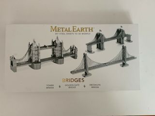 Fascinations Metal Earth 3d Laser Cut Models - Bridges Set