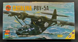 Vintage Airfix Catalina Pby - 5a 1/72 Scale Model Kit 05007