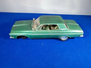Vintage 1963 PLYMOUTH FURY V8 383 440 TRIPS HOT ROD RACING 1/24 SCALE Model 2