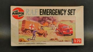 Vintage Airfix Raf Emergency Set 1/72 Scale Model Kit 03304