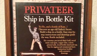 PRIVATEER Ship In Bottle Kit Authentic Models SM043 2
