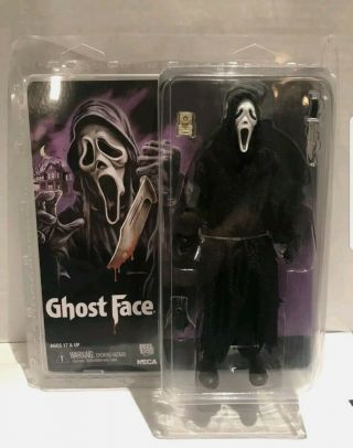 Neca Reel Toys Horror Movie Scream Ghost Face Action Figure Mip Good Cond 8” Htf